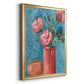 Rosa Blooms II - Modern Framed Canvas Print