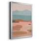 Desert Sunrise II - Modern Framed Canvas Print