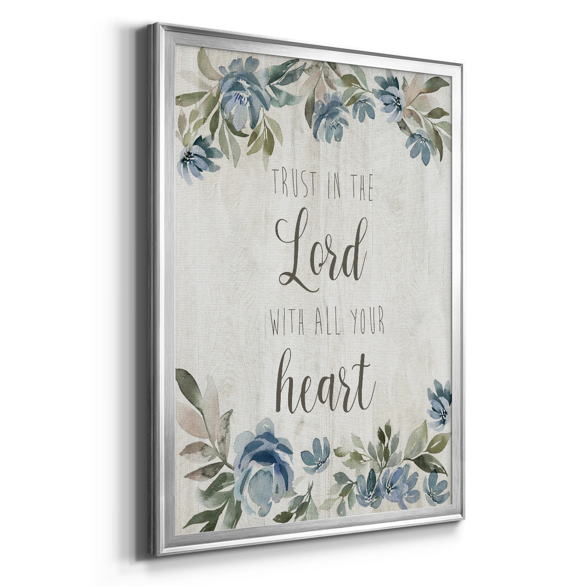 Trust in the Lord - Modern Framed Canvas Print