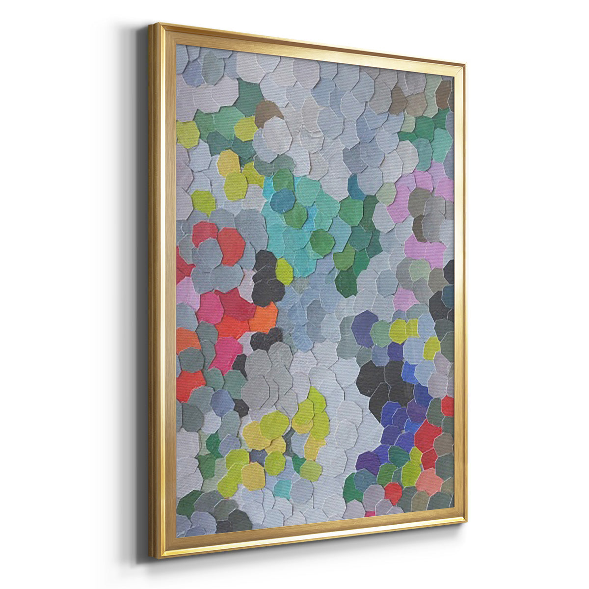 Buckingham Gardens - Modern Framed Canvas Print
