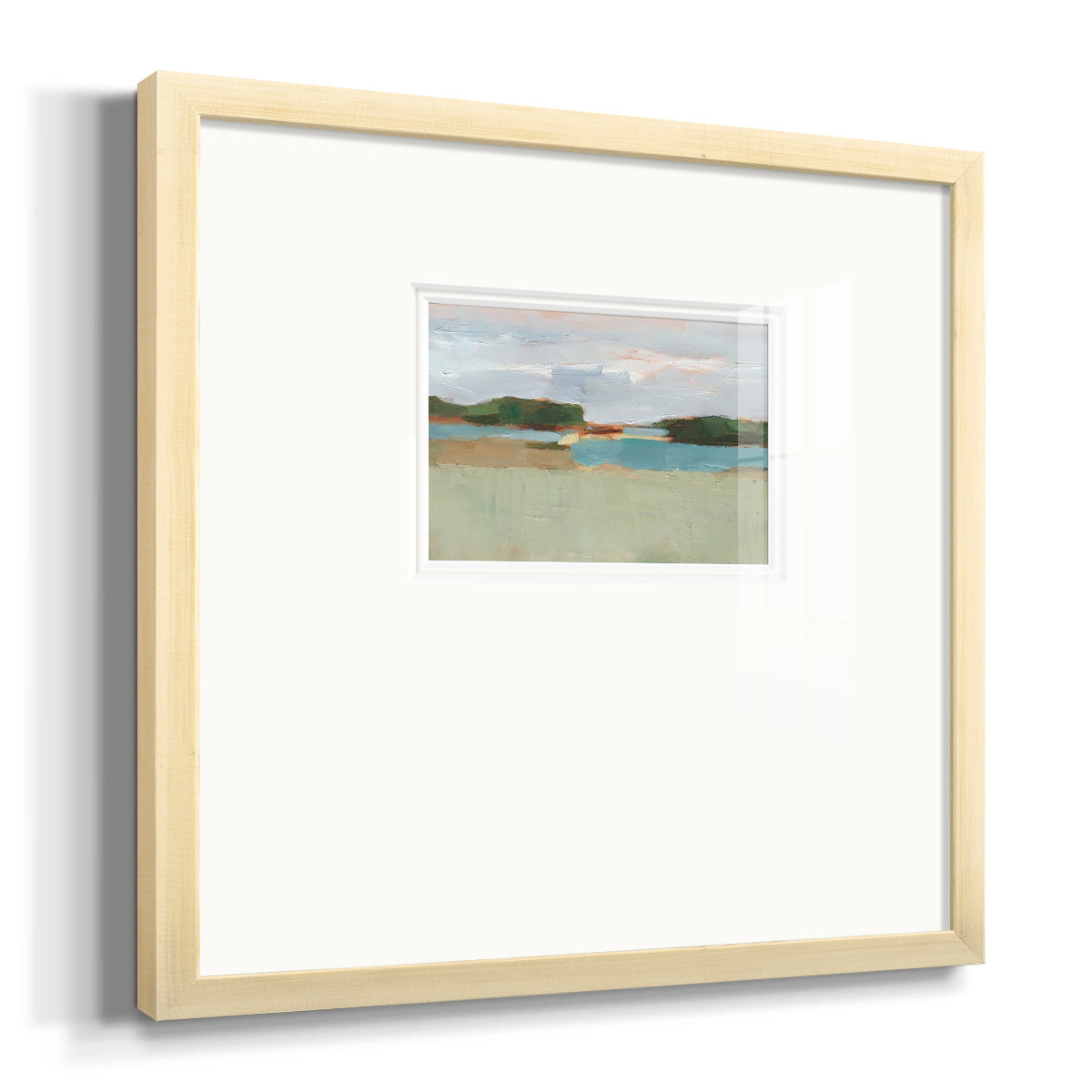 High Noon Vista Study I Premium Framed Print Double Matboard