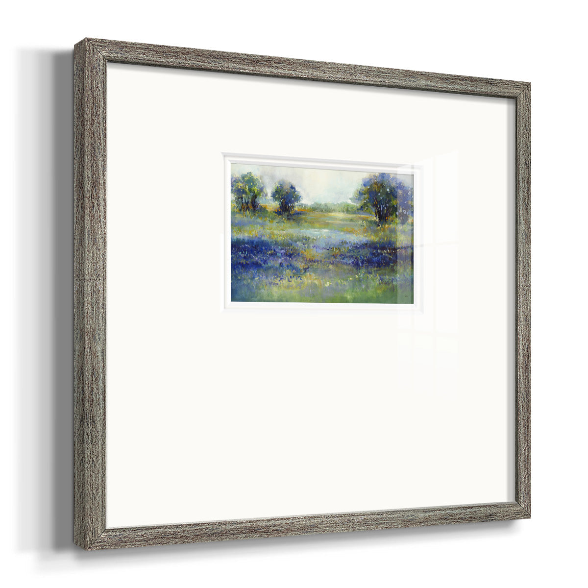 Wildflower View Premium Framed Print Double Matboard