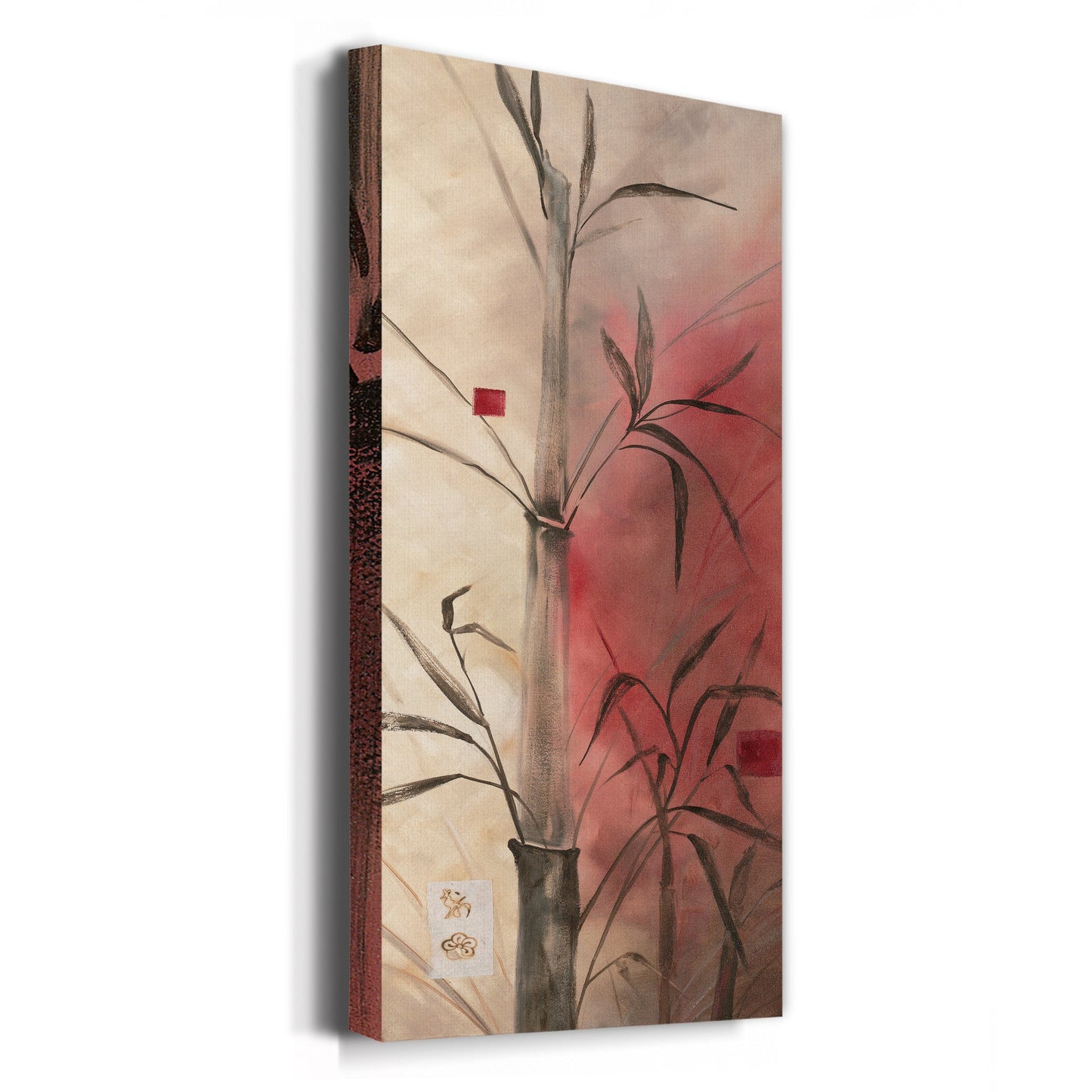 Bamboo Design I - Premium Gallery Wrapped Canvas - Ready to Hang