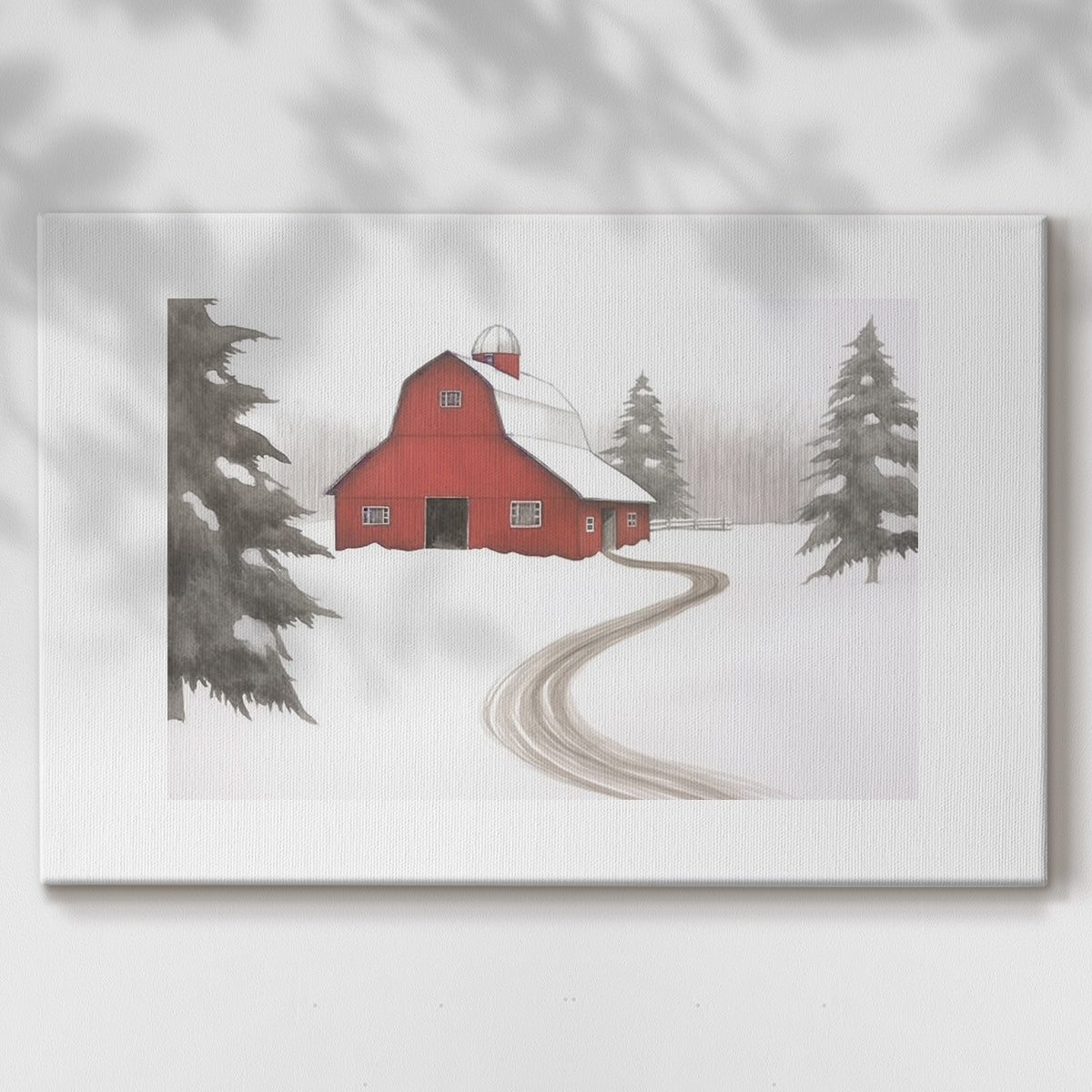 Snow of Silver Blessing - Canvas Art Print