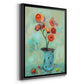 Orange Pop - Modern Framed Canvas Print