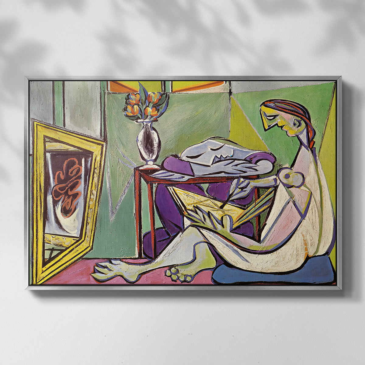 The Muse, 1935 - Floater Framed Canvas Print