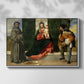 Madonna and Child with Saints Anthony of Padua and Roch, c. 1510 - Floater Framed Canvas Print