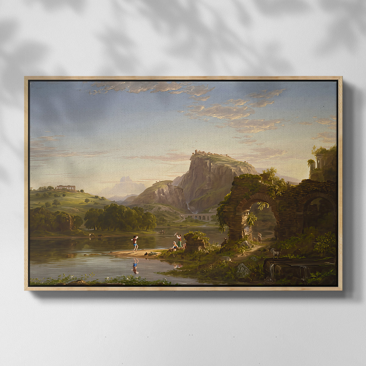 L'Allegro, 1845 - Floater Framed Canvas Print