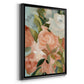 Bouquet Scatter III - Modern Framed Canvas Print