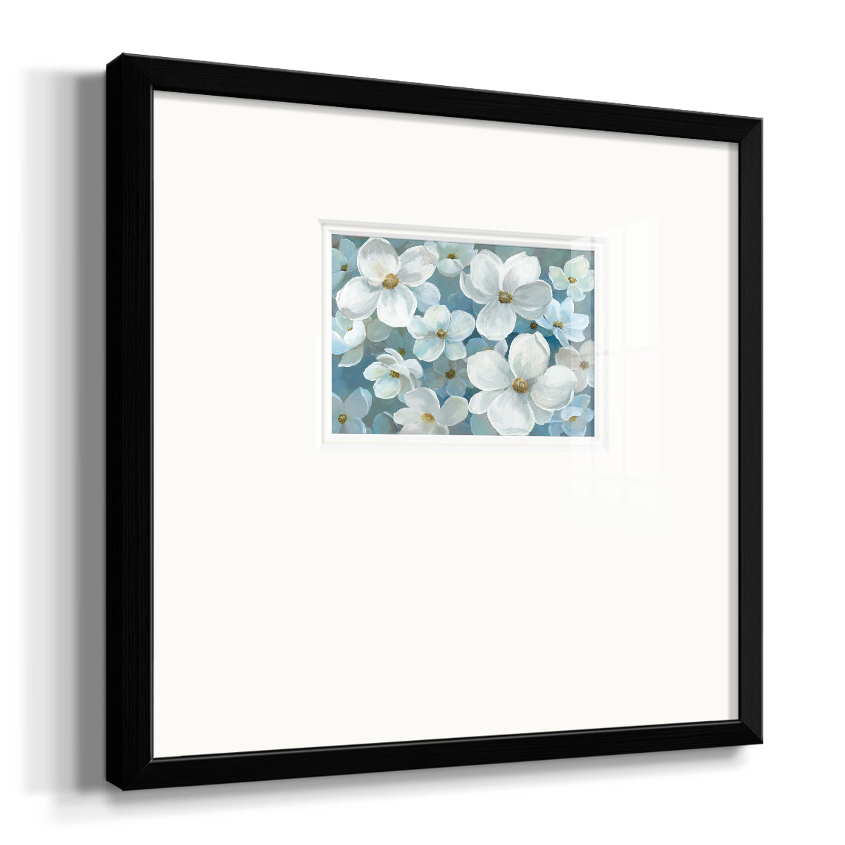 White Expression Premium Framed Print Double Matboard