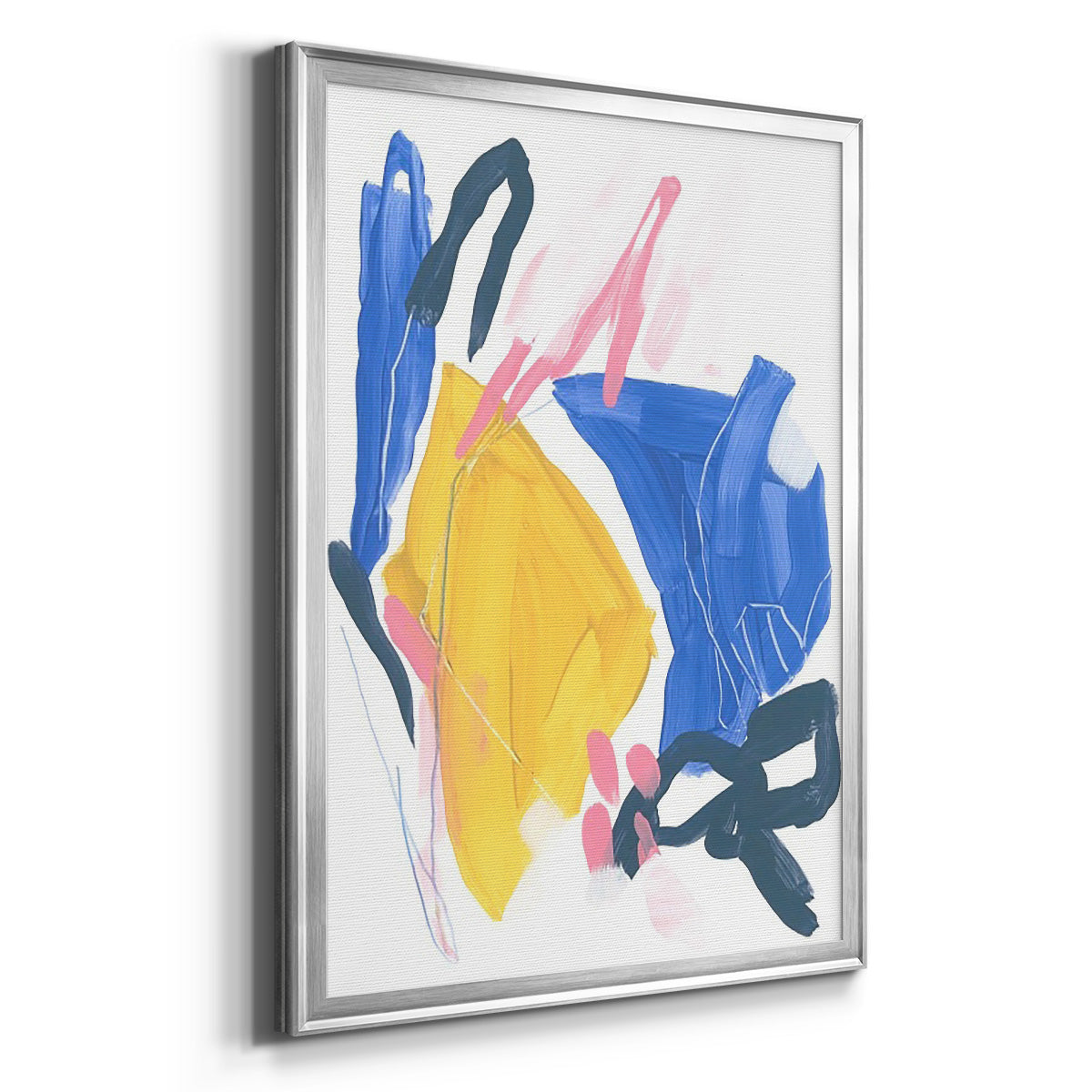 Feedback Loop I - Modern Framed Canvas Print