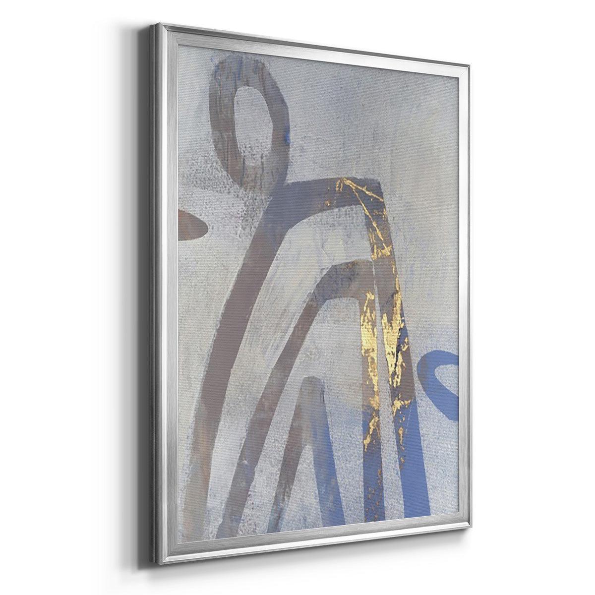 Linx II - Modern Framed Canvas Print