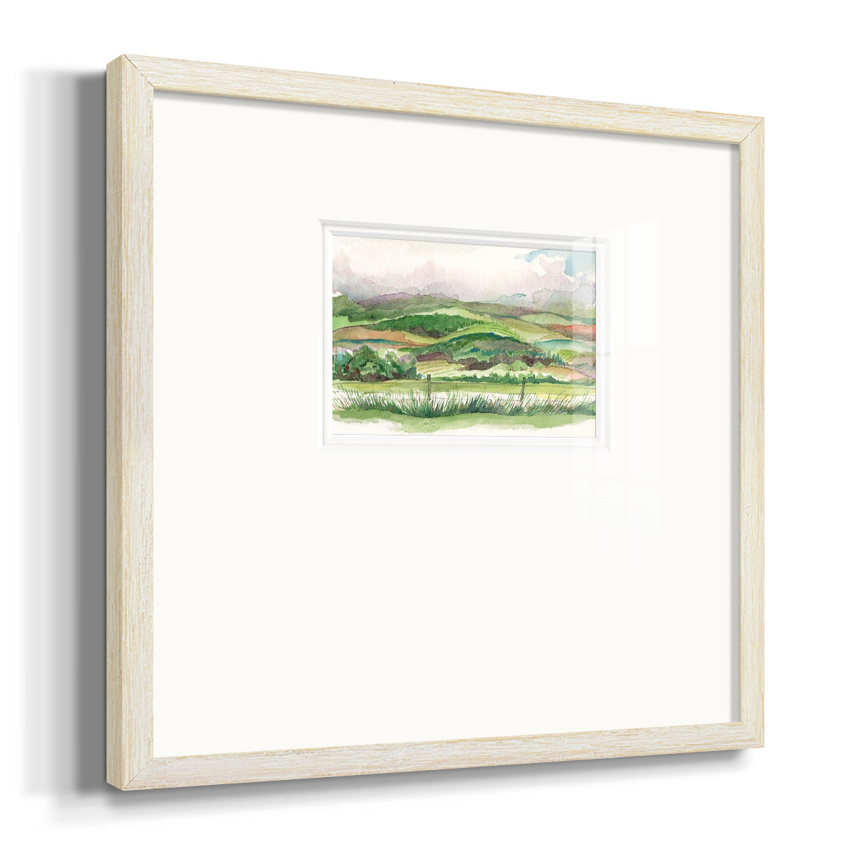 Bennachie Rain I Premium Framed Print Double Matboard