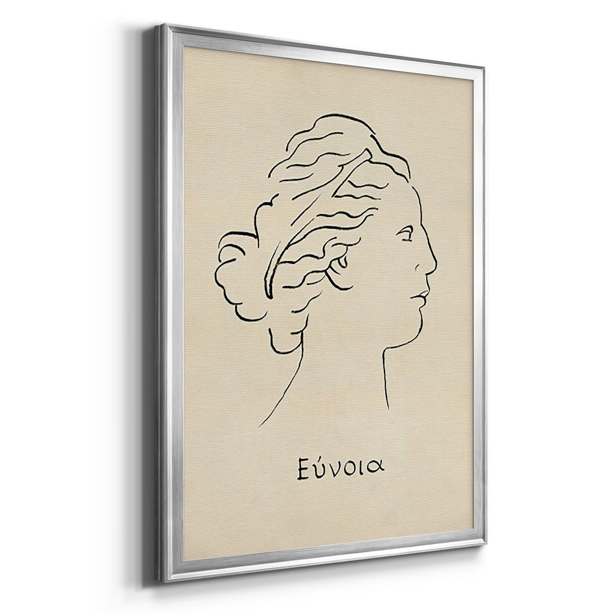 Greek Blessing I - Modern Framed Canvas Print