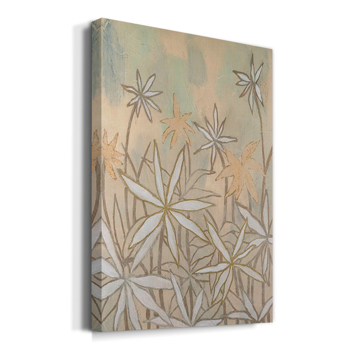 Embellished Starburst Bloom II - Canvas Art Print