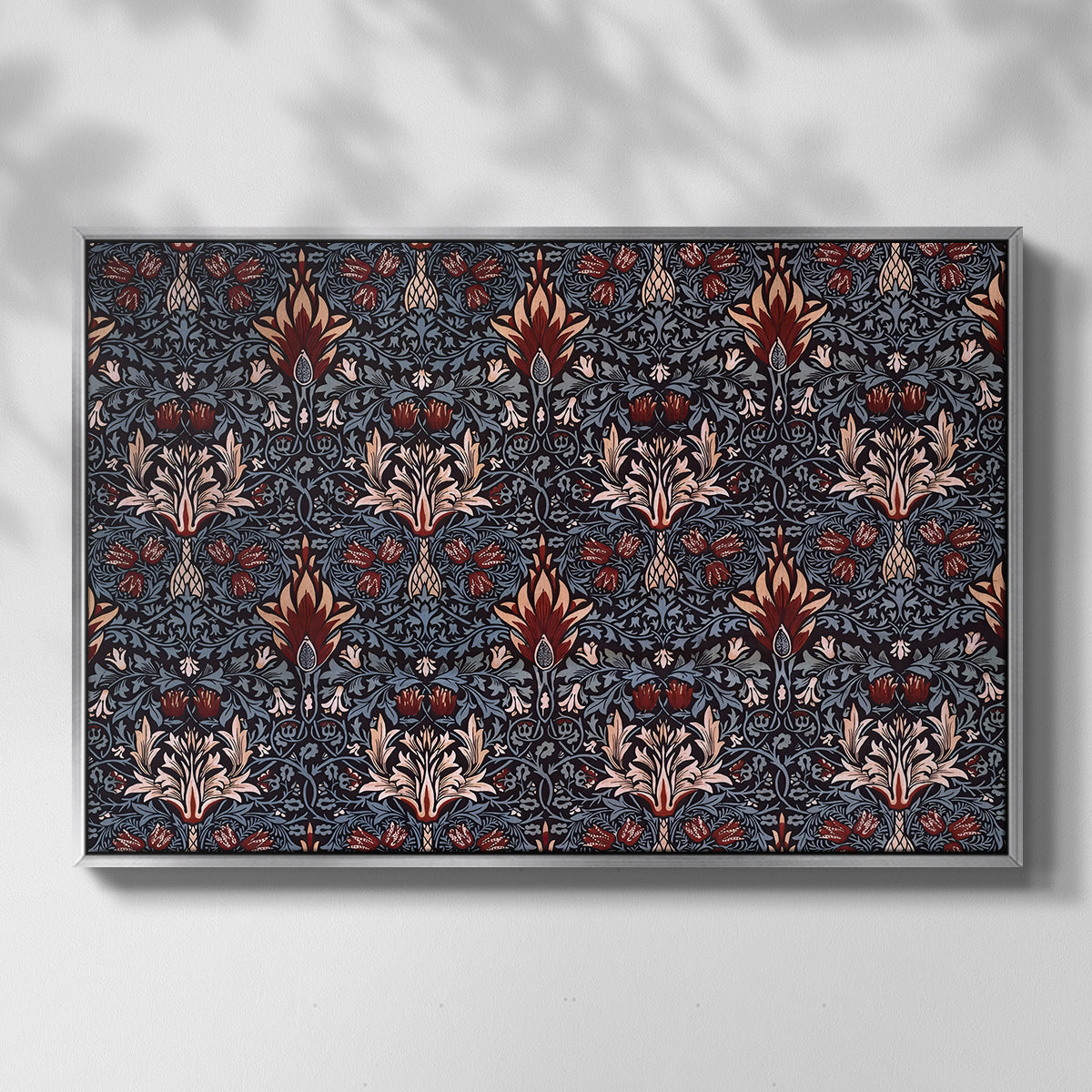 Snakeshead (Printed Textile), c. 1876 - Floater Framed Canvas Print