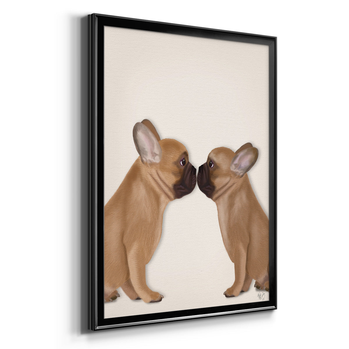 French Kiss Close Up I - Modern Framed Canvas Print