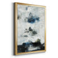 Black & Blue - Modern Framed Canvas Print