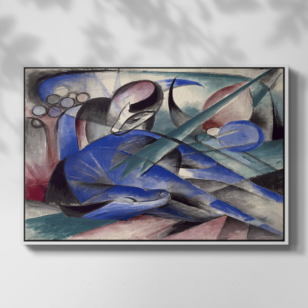Dreaming Horse, 1913 - Floater Framed Canvas Print