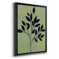 Earthly Botanical I - Modern Framed Canvas Print