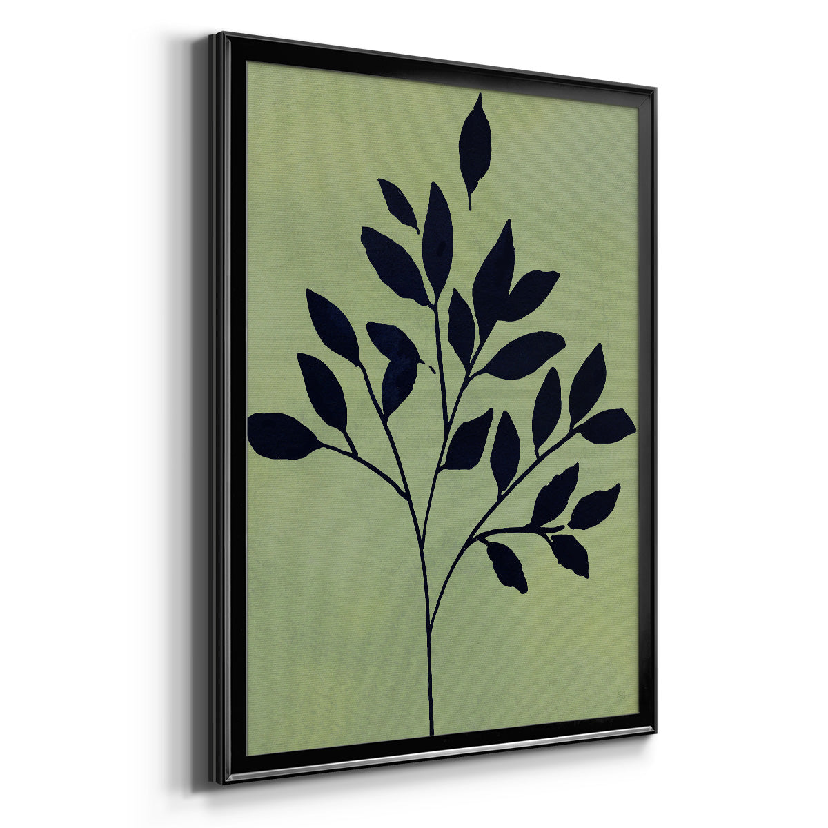Earthly Botanical I - Modern Framed Canvas Print