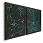 Jade Marble I - Premium Framed Canvas 2 Piece Set - Ready to Hang