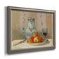 Still Life with Peaches and Grapes Premium Framed Canvas- Ready to Hang