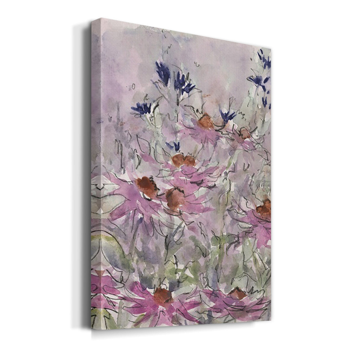 Floral Entertainment II - Canvas Art Print