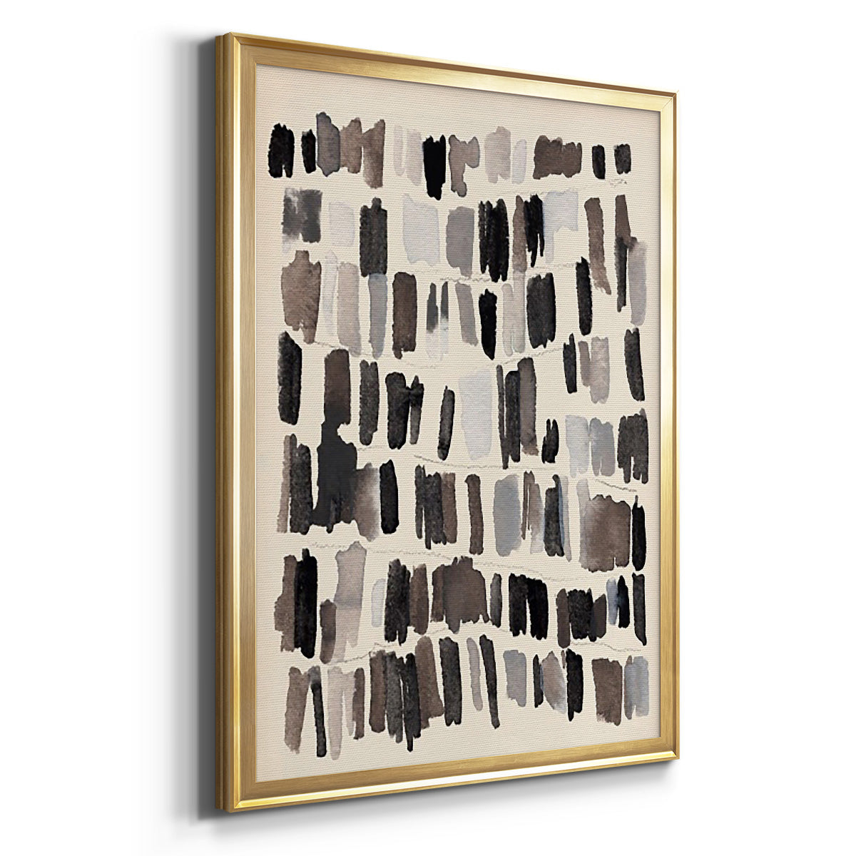 Chalk and Flint IV - Modern Framed Canvas Print