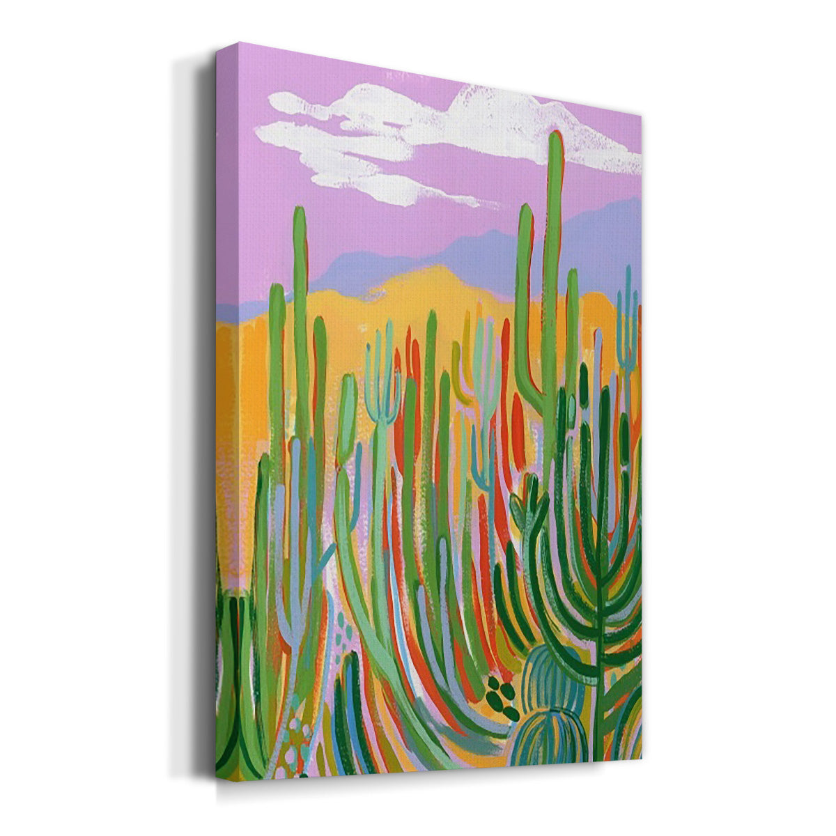 Lavender Desert II Premium Gallery Wrapped Canvas - Ready to Hang