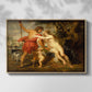 Venus and Adonis, c. 1635 - Floater Framed Canvas Print