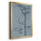 Wires VI - Modern Framed Canvas Print