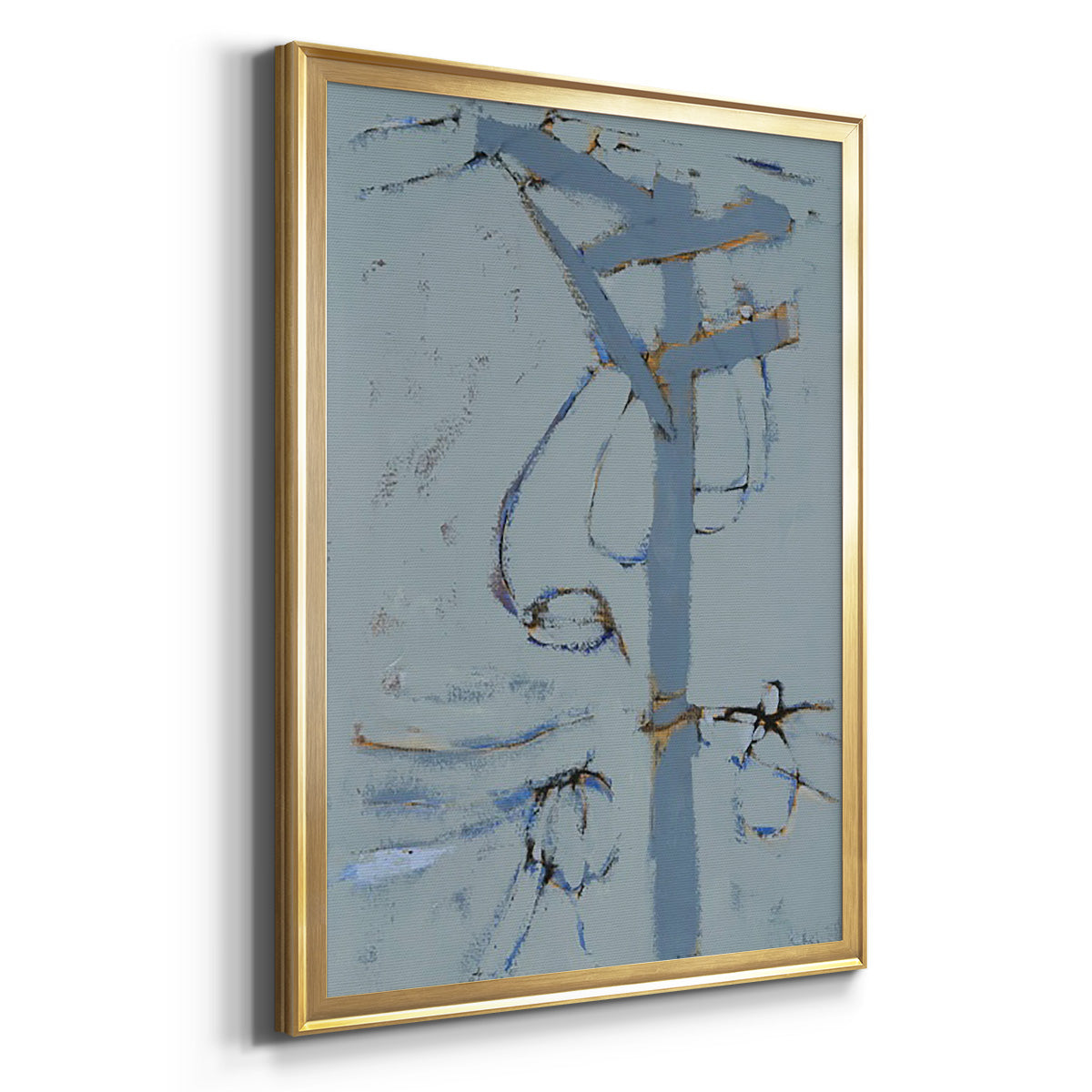 Wires VI - Modern Framed Canvas Print