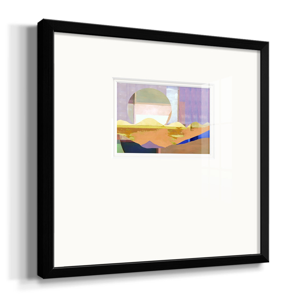 Pink Paint Premium Framed Print Double Matboard