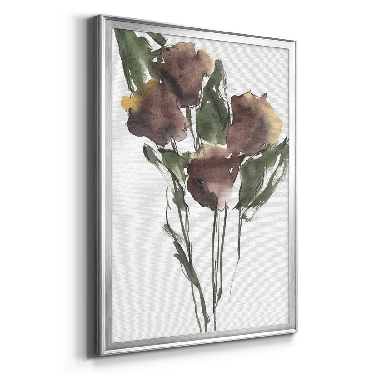 Growing Wild I - Modern Framed Canvas Print
