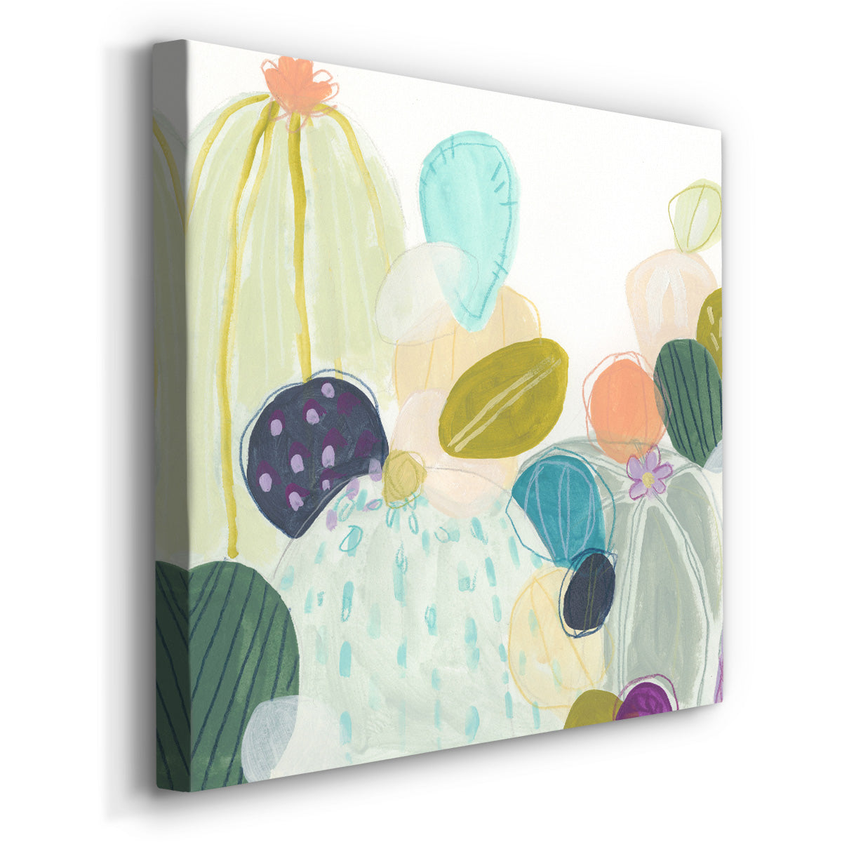 Candy Cactus II - Canvas Art Print