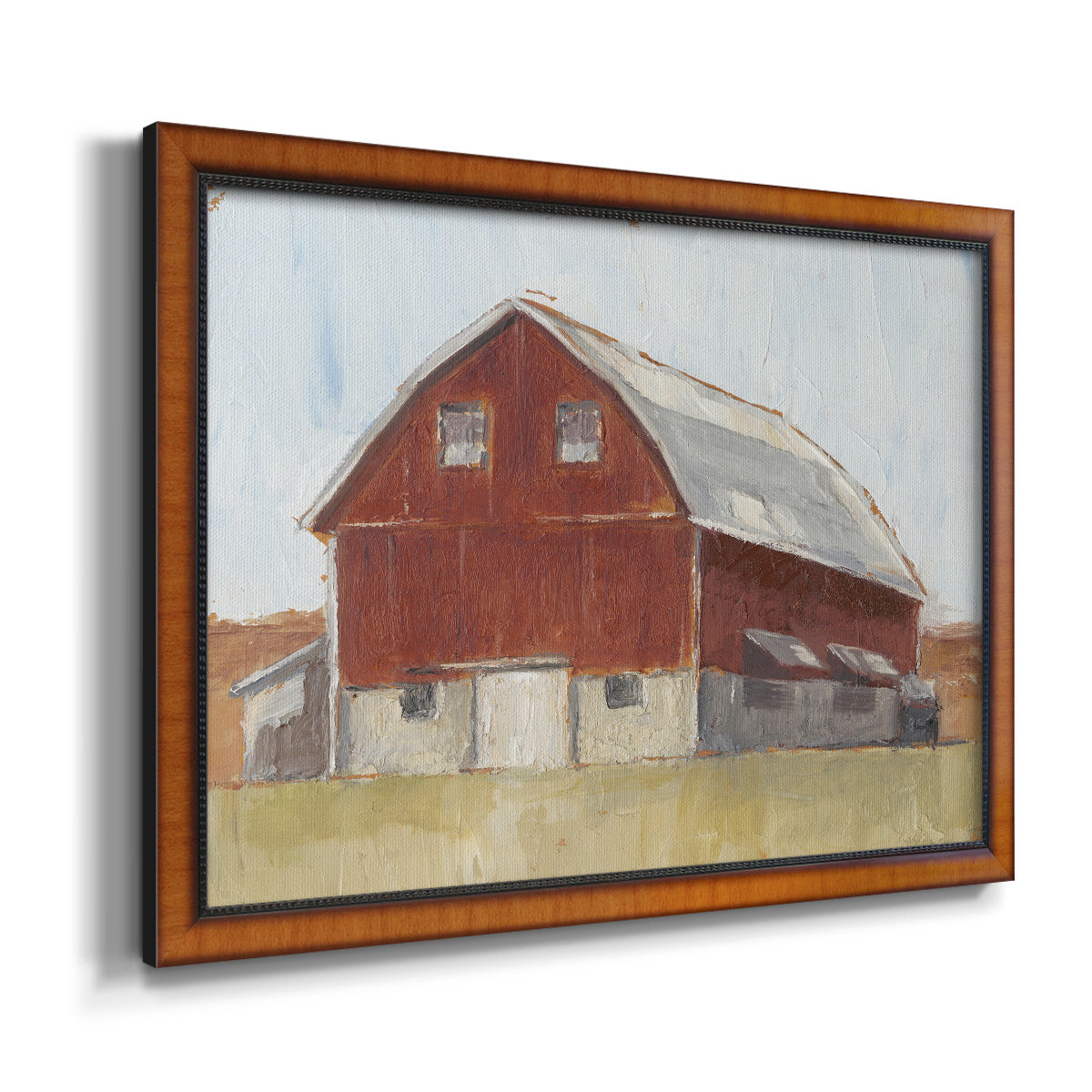 Rustic Red Barn II Premium Framed Canvas- Ready to Hang