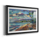 Morning Moon Over Waikiki - Modern Framed Art Print