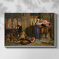 The Flight of Madeline and Porphyro, 1848 - Floater Framed Canvas Print