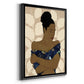 Ethnic Beauty II - Modern Framed Canvas Print