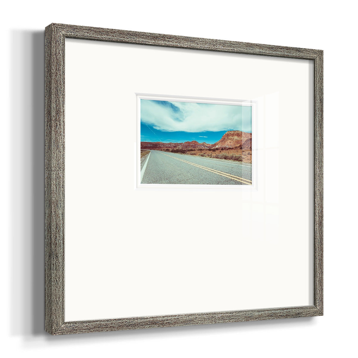 New Mexico Drive I Premium Framed Print Double Matboard