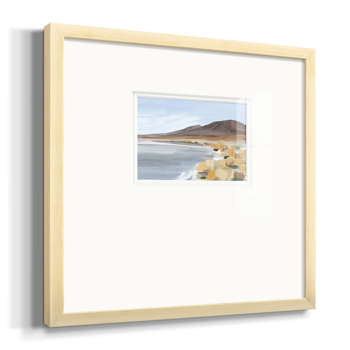 Desert Oasis Study I Premium Framed Print Double Matboard