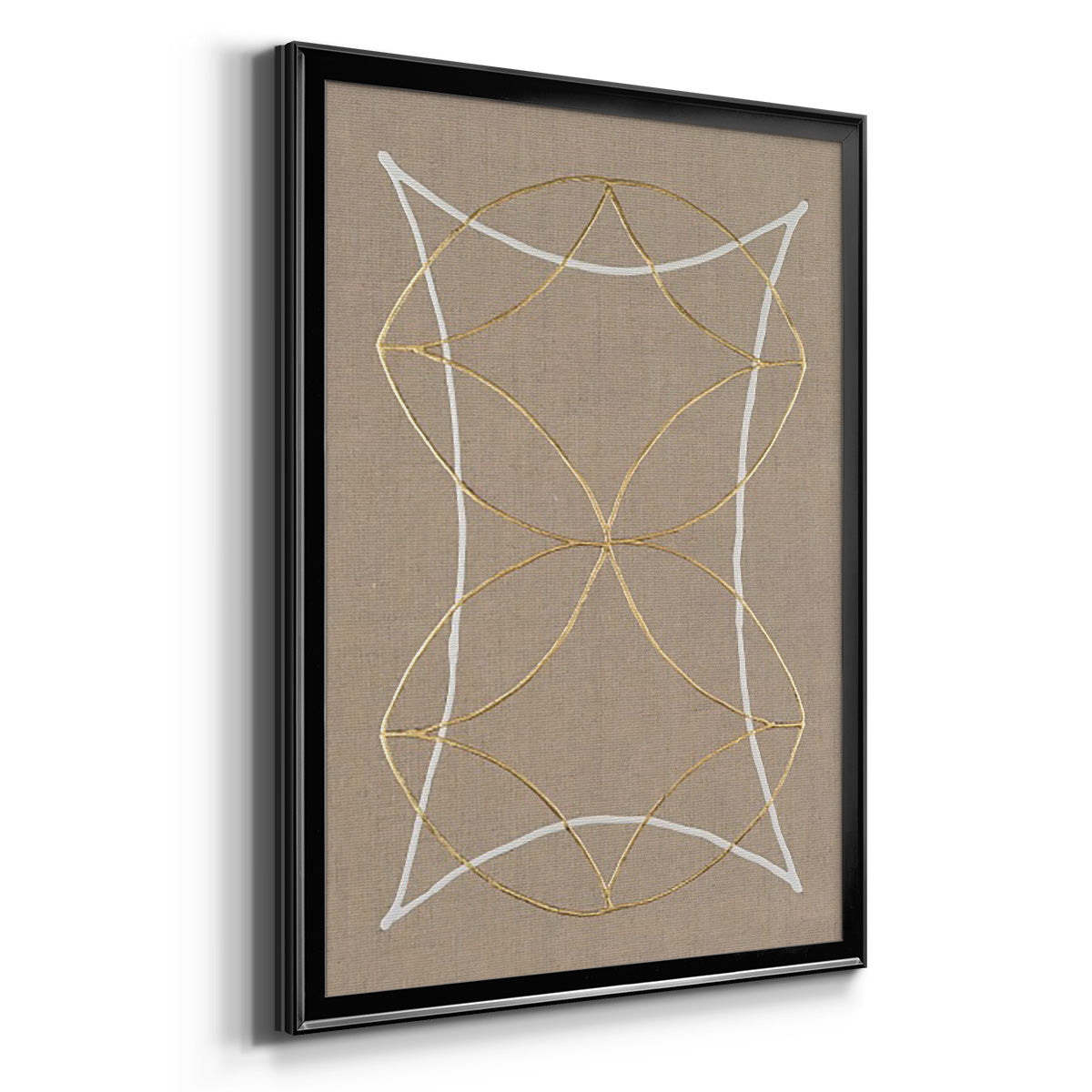 Hyperbola I - Modern Framed Canvas Print