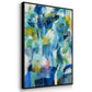 Green Passage - Framed Premium Gallery Wrapped Canvas L Frame - Ready to Hang