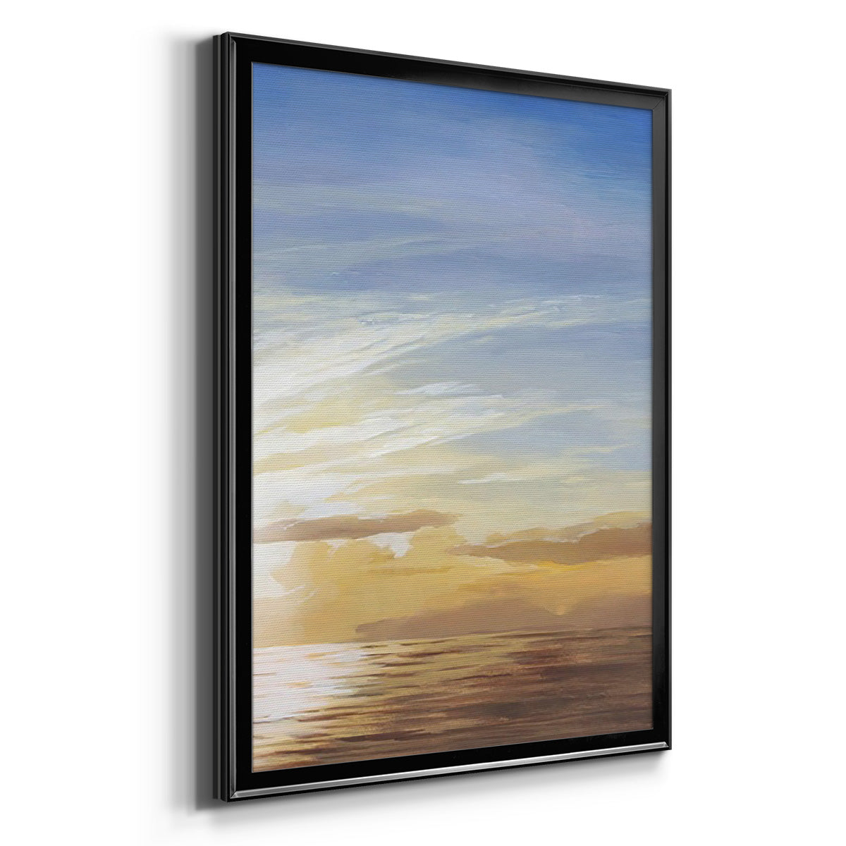 Luminous Waters II - Modern Framed Canvas Print