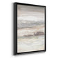Neautral September Sky - Modern Framed Canvas Print