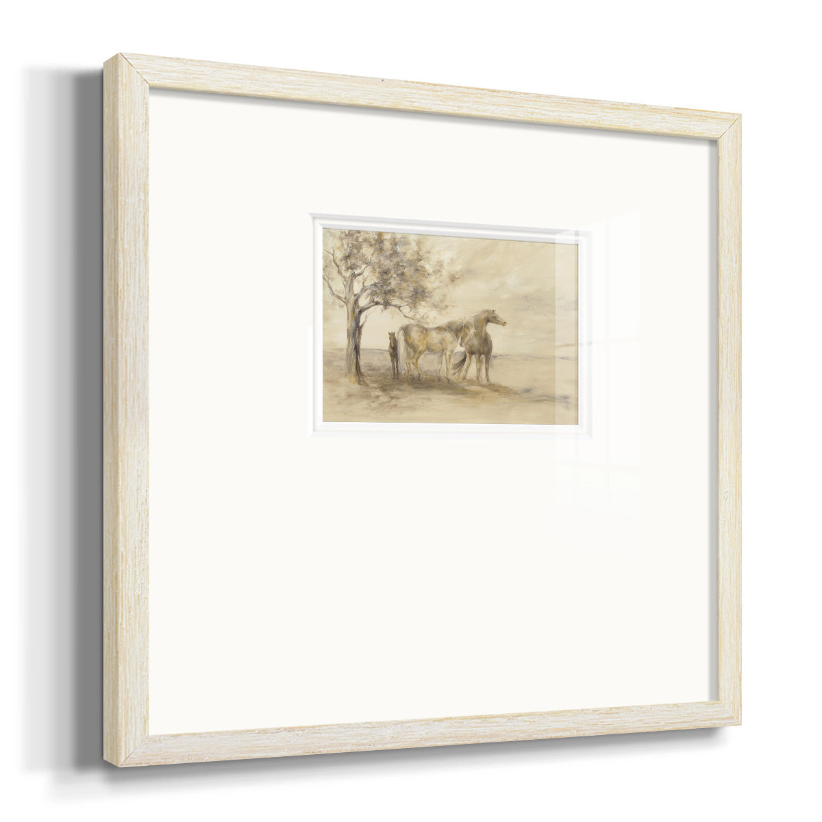 FAMILY TREE Premium Framed Print Double Matboard