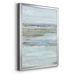 Muted Misty Marsh I - Modern Framed Canvas Print