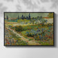Garden at Arles, 1888 - Floater Framed Canvas Print