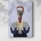 Ostrich, Carol Singing - Gallery Wrapped Canvas